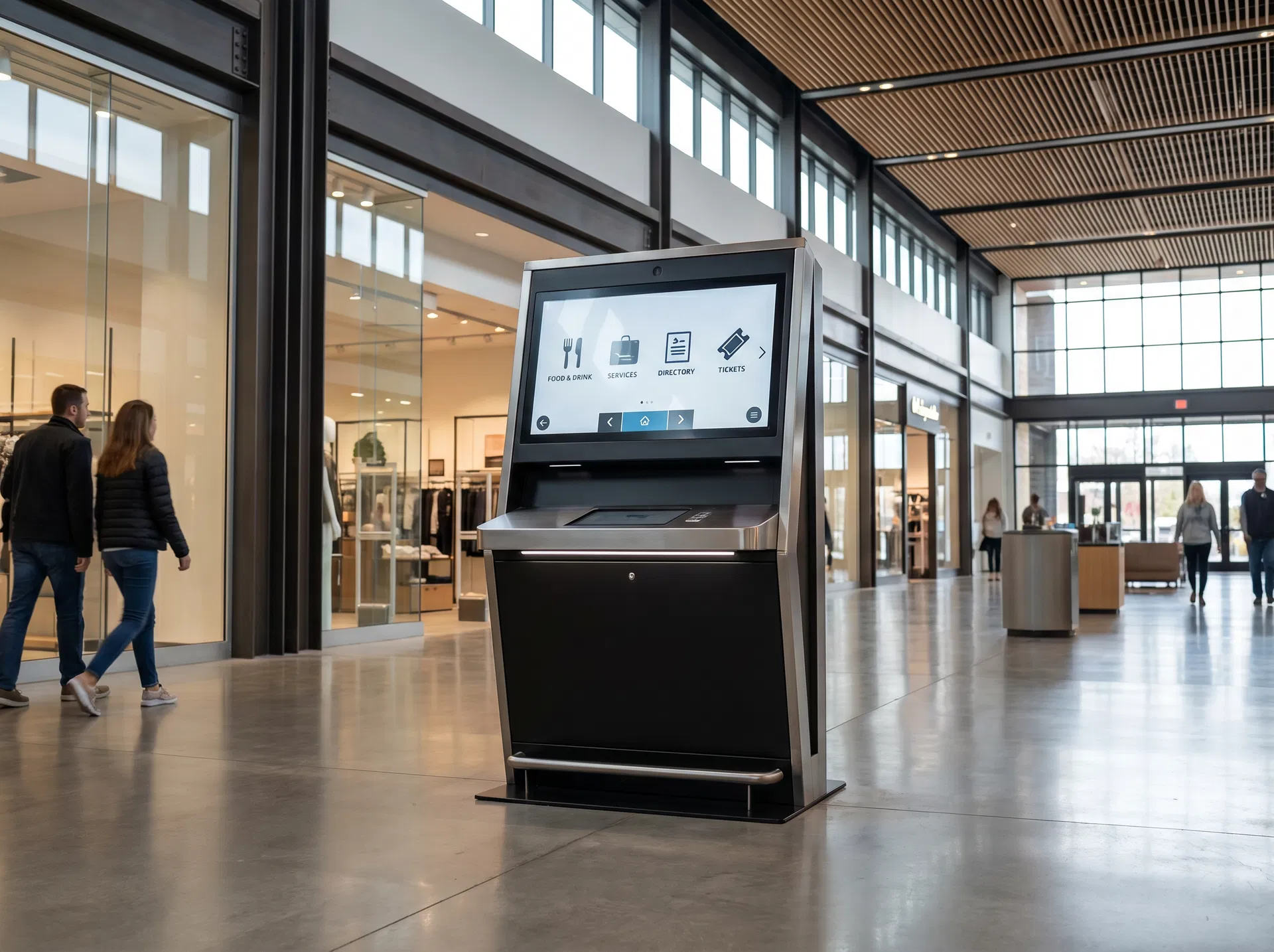 Monitor touch screen Lynx Essence em aplicação de Autoatendimento Playtix