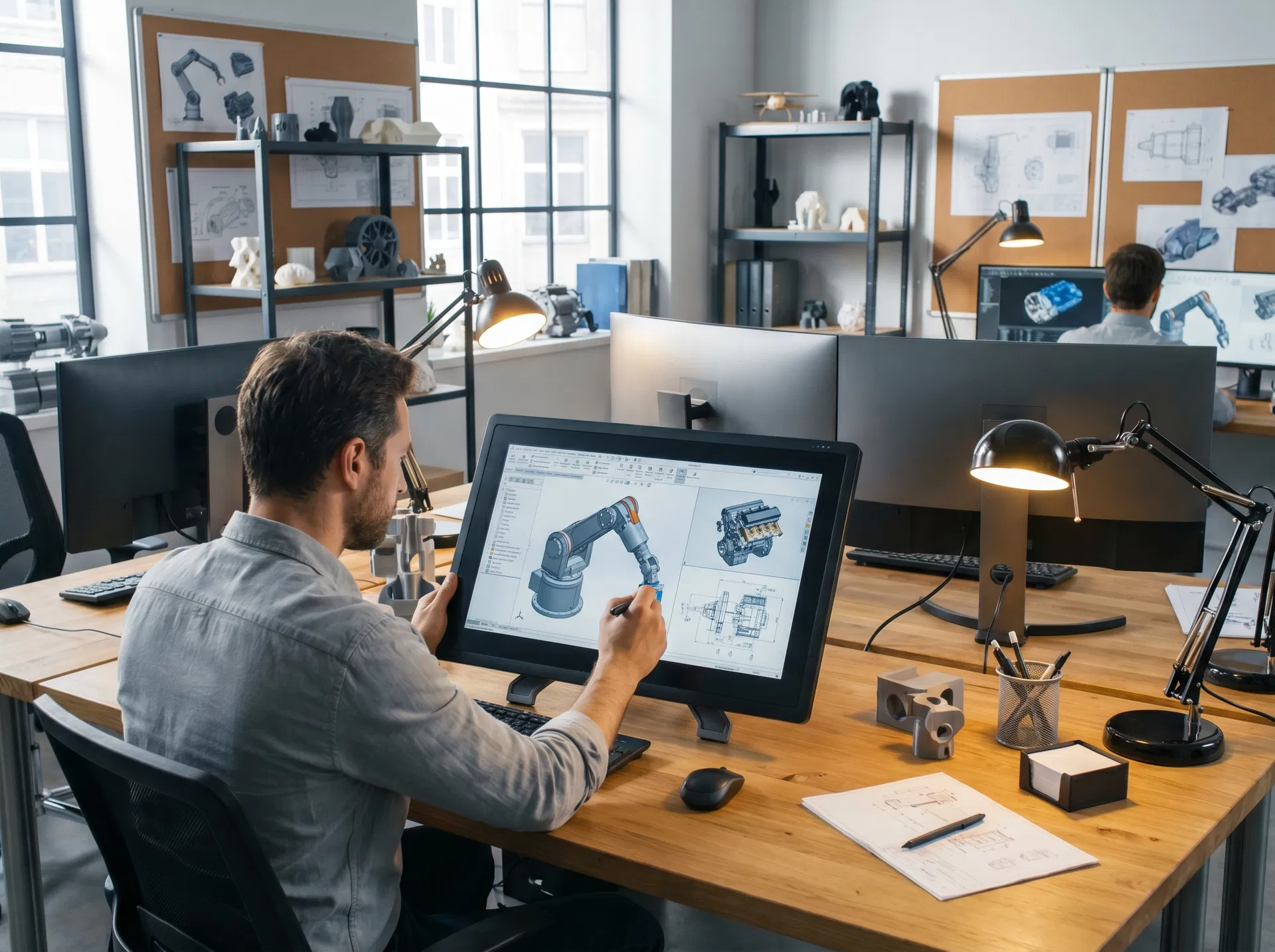 Monitor touch screen Lynx Essence em aplicação de Engenharia Playtix