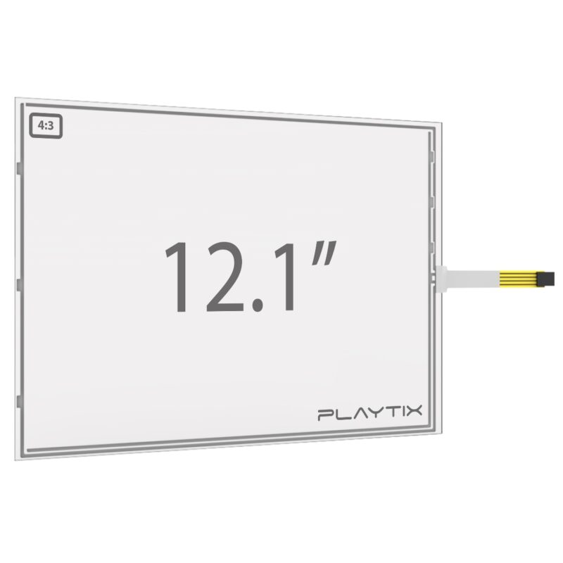 painel touch screen resistivo 12.1"