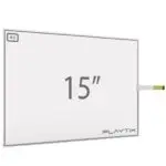 painel touch screen resistivo 15"