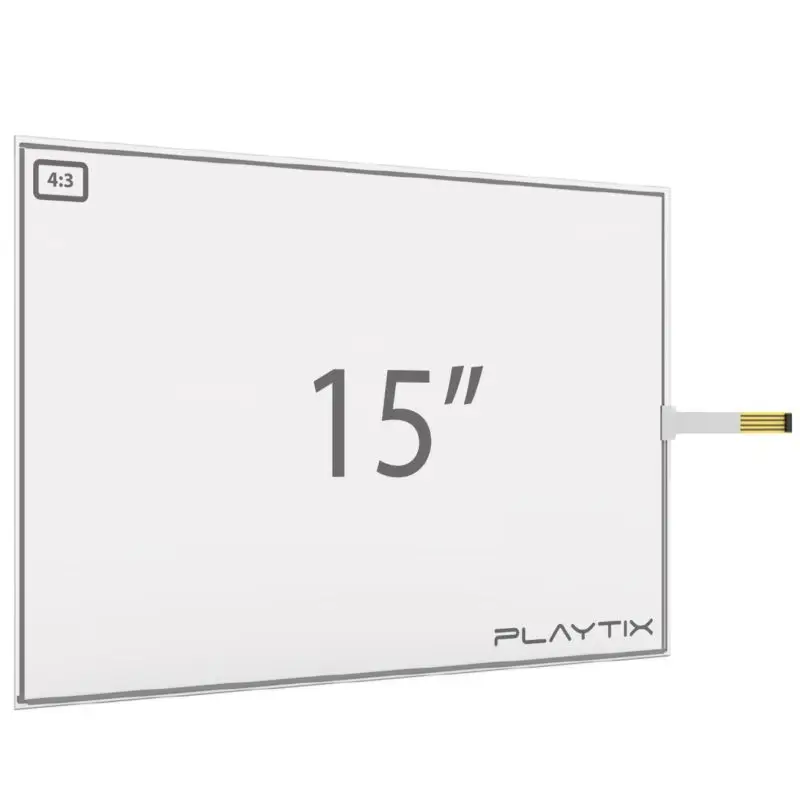 painel touch screen resistivo 15"