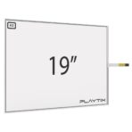 painel touch screen resistivo 19"