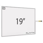 painel touch screen resistivo 19"