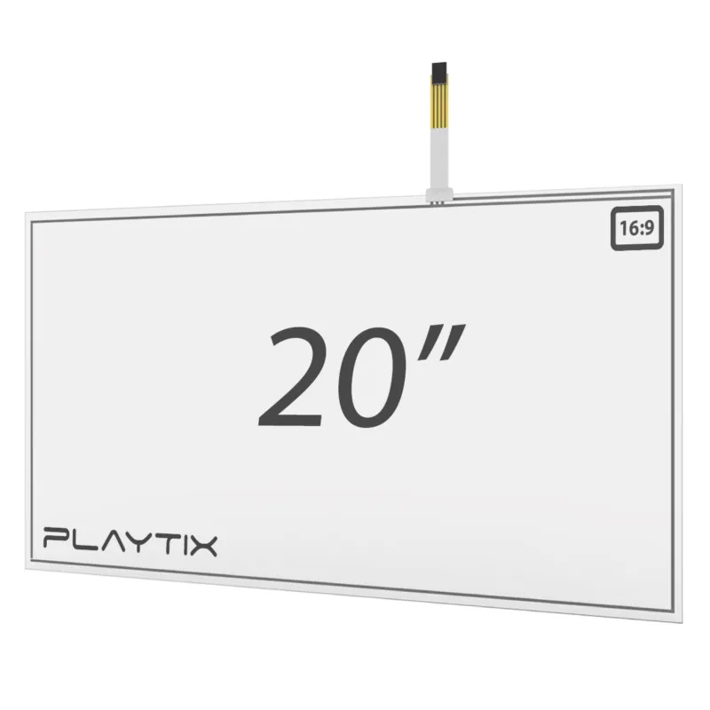 painel touch screen resistivo 20"