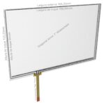 Desenho técnico com dimensões do Kit Painel Sensível ao Toque Resistivo 7" Formato 16:9
