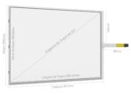 Desenho técnico com dimensões do Kit Painel Sensível ao Toque Resistivo 12.1" Formato 4:3