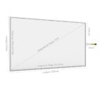Desenho técnico com dimensões do Kit Painel Sensível ao Toque Resistivo 15.6" Formato 16:9