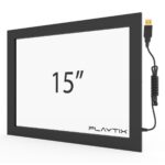 moldura sensível ao toque infravermelha 15" formato 4:3