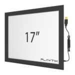 moldura sensível ao toque infravermelha 17" formato 4:3