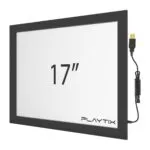 moldura sensível ao toque infravermelha 17" formato 4:3