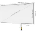 Kit Painel Sensível ao Toque Resistivo 19.5" Formato 16:9 - monitor touch screen industrial Playtix