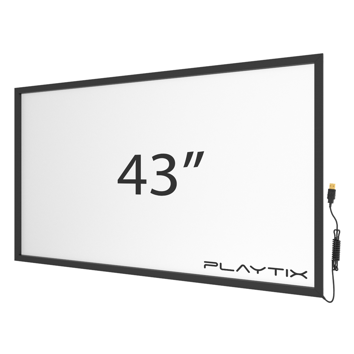 MOLDURA SENSÍVEL AO TOQUE INFRAVERMELHA 43" FORMATO 16:9-0 moldura touch screen infravermelha 43