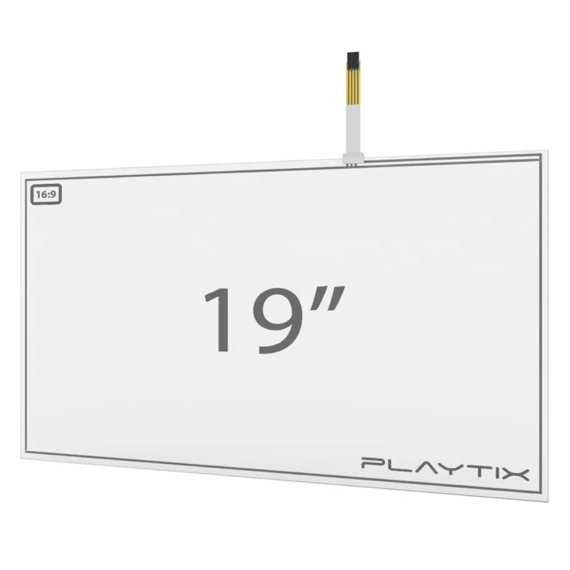 kit painel touch screen resistivo 19 widescreen 16:9