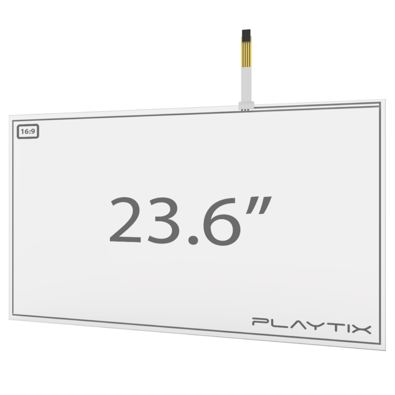 painel touch screen resistivo 23.6"