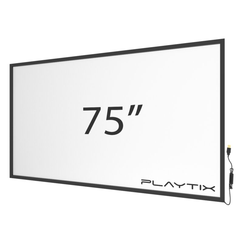 moldura touch screen infravermelha 75