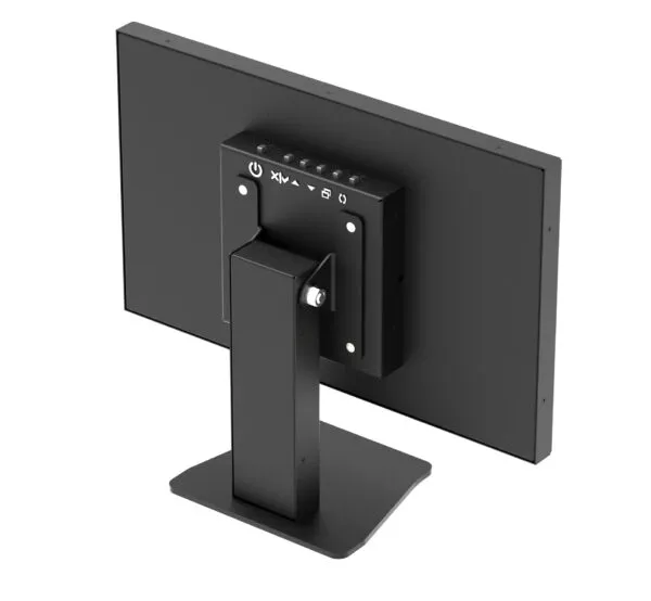 Visualização 3D do Monitor Touch Screen Capacitivo 15.6" Multitoque - Lynx Wave mostrando design do gabinete