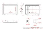 Monitor Open Frame Touch Screen Resistivo 10.1" - Spider Essence - monitor touch screen industrial Playtix