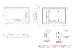 Monitor Open Frame Touch Screen Resistivo 10.1" - Spider Essence - monitor touch screen industrial Playtix