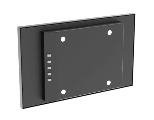 Vista traseira do Monitor Touch Screen Resistivo 10.1" - Lynx Essence mostrando conexões