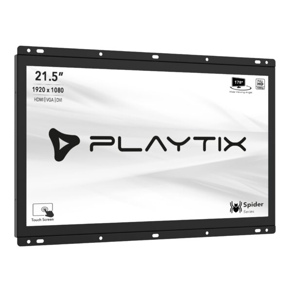 Monitor Open Frame Touch Screen Resistivo Playtix 21.5" Full Hd - Spider Essence