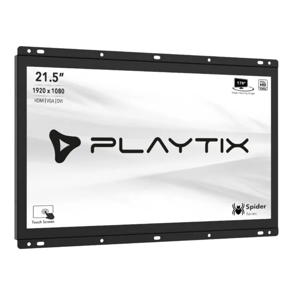 Monitor Open Frame Touch Screen Resistivo Playtix 21.5" Full Hd - Spider Essence